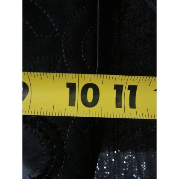 Coach 2013 Signature C Sequin Canvas Embellished Tote Bag in classic black - Picture 9 of 10